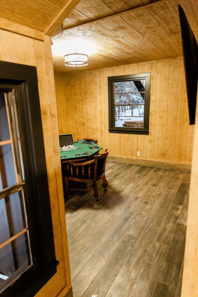 Red+Bud+Ranch+Apparel+Shoot-134 poker table in groom's cabin