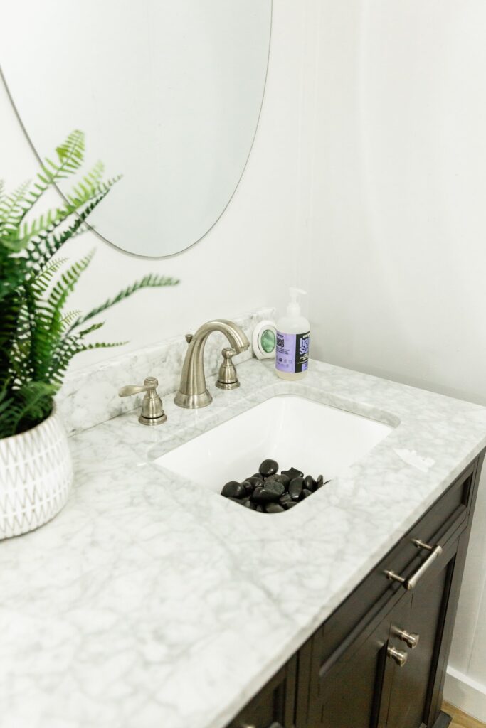 sink in venue bathroom